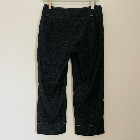 *DONATED* WHBM Cropped Ankle Pants Charcoal Grey w/ White Stitching Details - Picture 14 of 14
